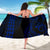 Hawaii Kakau Blue Polynesian Sarong - Polynesian Pride