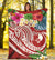 YAP Polynesian Premium Blanket - Summer Plumeria (Red) - Polynesian Pride