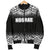 Kosrae Men's Bomber Jacket - Fog Black Style - Polynesian Pride