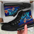 Yap Custom Personalised High Top Shoes Blue - Vintage Tribal Mountain - Polynesian Pride