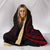 Cook Islands Hooded Blanket - Red - Frida Style - Polynesian Pride