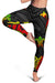 Papua New Guinea Women's Leggings - Reggae Tentacle Turtle - Polynesian Pride