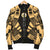 Hawaii Men Bomber Jackets - Polynesian Tattoo Gold - Polynesian Pride