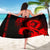 Guam Sarong - Hibiscus and Wave Red - Polynesian Pride