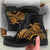 American Samoa Polynesian Leather Boots - Polynesian Turtle (Golden) - Polynesian Pride