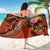 Polynesian Turtle Sarong - Tribal Tattoo with Hibiscus Coral - Polynesian Pride