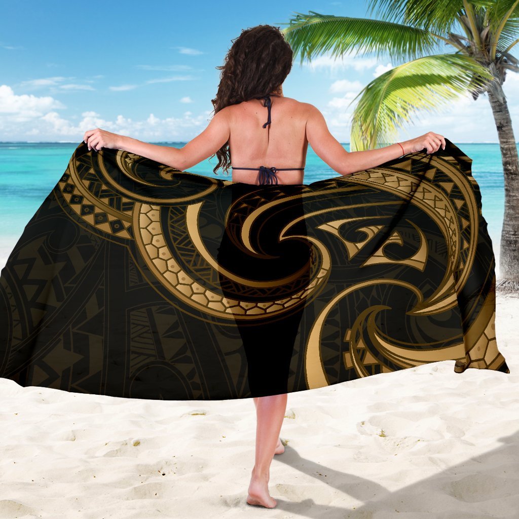 New Zealand Maori Mangopare Sarong Polynesian - Gold - Polynesian Pride