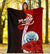 Federated States Of Micronesia Premium Blanket - Coat Of Arm With Hibiscus - Polynesian Pride