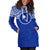 Chuuk Women's Hoodie Dress - Blue Version - Polynesian Pride