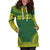 Society Islands Women's Hoodie Dress - Polynesian Flag Chief - Polynesian Pride