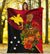 Papua New Guinea Premium Blanket - Tumbuan, Duk - duk and Lime Gourd - Polynesian Pride