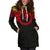 Yap Women Hoodie Dress - Yap Coat Of Arms Polynesian Reggae Color - Polynesian Pride