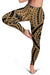 Polynesian Tradition Gold Hawaii Women's Leggings AH - Polynesian Pride