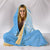 Fiji Tapa Rugby Hooded Blanket version Style You Win - Blue - Polynesian Pride