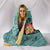 Hawaii Turtle Swimming Tribal Polynesian Hooded Blanket - AH - Min Style - Polynesian Pride