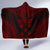 Gambier Islands Polynesian Chief Hooded Blanket - Red Version - Polynesian Pride