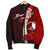 Yap Micronesia Custom Personalised Men's Bomber Jacket - Coat Of Arm With Hibiscus - Polynesian Pride