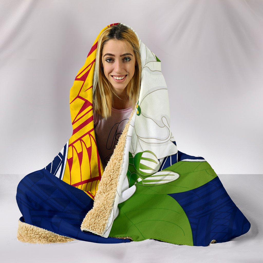 The Philippines Personalised Hooded Blanket - Filipino Sampaguita - Polynesian Pride