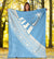 Fiji Tapa Rugby Premium Blanket version Style You Win - Blue - Polynesian Pride