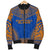 Marshall Islands Flag Polynesian Chief Men's Bomber Jacket - Polynesian Pride