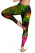 Federated States of Micronesia Polynesian Leggings - Hibiscus and Banana Leaves - Polynesian Pride