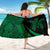 Turtle Hibiscus Polynesian Sarong Green - Circle Style - Polynesian Pride