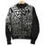 Guam Polynesian Bomber Jacket (Men) - White Turtle Flowing - Polynesian Pride