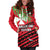 Wallis and Futuna Rugby Women Hoodie Dress Coconut Leaves - Polynesian Pride