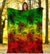 Polynesian Premium Blanket - Reggae Hibiscus Patterns - Polynesian Pride