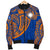 Marshall Islands Polynesian Men's Bomber Jacket - Tribal Tattoo - Polynesian Pride