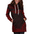 Kanaka Maoli Women's Hoodie Dress - Polynesian Red Chief - Polynesian Pride