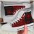 Hawaii Polynesian Custom Personalised High Top Shoes - Hawaii Pride Red Version - Polynesian Pride