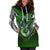 Manaia Mythology Women Hoodie Dress Silver Fern Maori Tattoo - Polynesian Pride