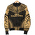 New Caledonia Polynesian Chief Men's Bomber Jacket - Gold Version - Polynesian Pride