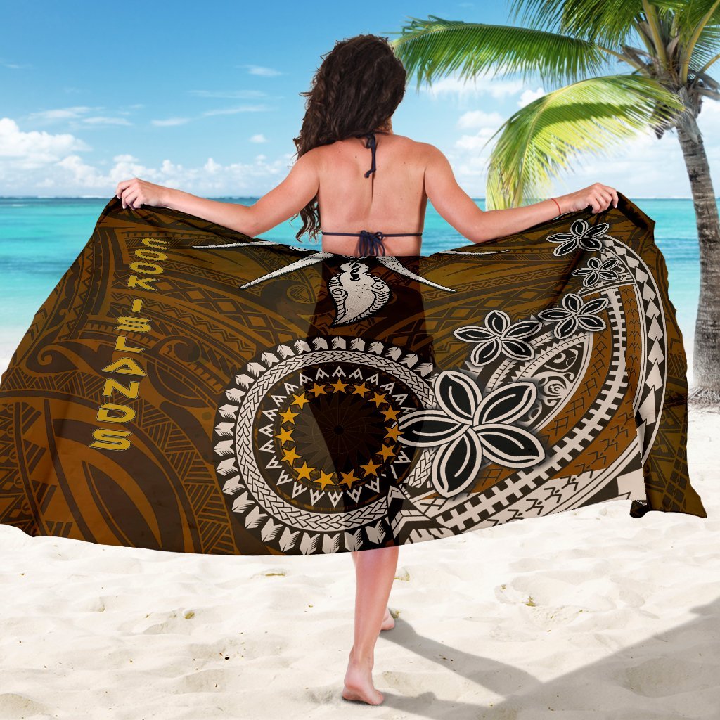 Cook Islands Sarongs - Polynesian Boar Tusk One Style One Size Brown - Polynesian Pride