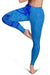 Combo Racerback Tank and Legging Blue Fiji Rugby Polynesian Waves Style - Polynesian Pride