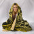 Hawaii Turtle Polynesian Yellow Hooded Blanket - Polynesian Pride