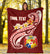 Tonga Personalised Premium Blanket - Tonga Coat Of Arms With Polynesian Patterns - Polynesian Pride