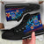 Samoa High Top Shoes Blue - Vintage Tribal Mountain - Polynesian Pride