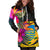 Tuvalu Women's Hoodie Dress - Hibiscus Polynesian Pattern - Polynesian Pride