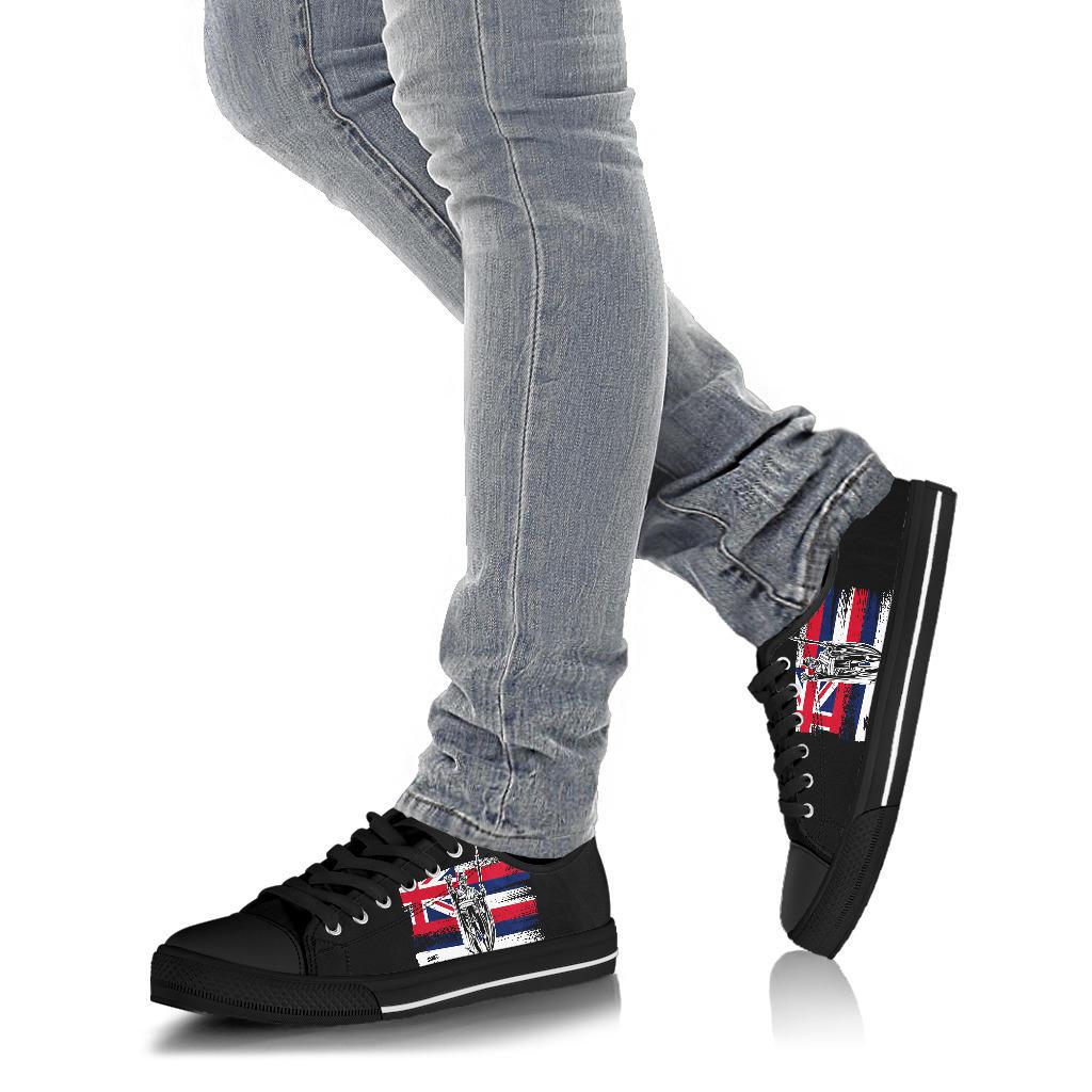 Hawaii King Flag Low Top Shoe - Polynesian Pride