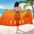 Sun In Leo Zodiac Sarong Polynesian Tattoo Simple - Orange - Polynesian Pride