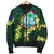 Guam Polynesian Men Bomber Jacket - Ti Leaf Lei Turtle - Polynesian Pride