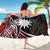 Nauru Sarong - Tribal Flower Special Pattern Red Color - Polynesian Pride