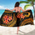 Pohnpei Micronesia Sarong - Gold Plumeria - Polynesian Pride