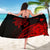 Hawaii Map Plumeria Polynesian Red Turtle Sarong - Polynesian Pride