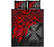 Wallis and Futuna Polynesian Quilt Bed Set - Wallis and Futuna & Red Turtle Hibiscus - Polynesian Pride