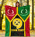 Polynesian Vanuatu Custom Personalised Premium Blanket - Vanuatu Flag and Coat Of Arms - Polynesian Pride