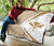 Hawaii Kanaka Polynesian White Premium Quilt - Circle Style - Polynesian Pride