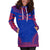 Wallis And Futuna Women's Hoodie Dress - Polynesian Flag Chief - Polynesian Pride